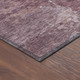 5' X 8' Merlot And Gray Abstract Washable Indoor Outdoor Area Rug