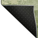 9' X 12' Olive Green And Beige Abstract Washable Indoor Outdoor Area Rug