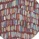 8' Burgundy Teal Blue And Green Round Striped Washable Indoor Outdoor Area Rug