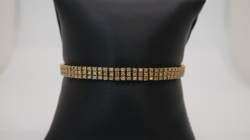 Diamond Tennis Bracelet - 14K - 7"