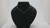 Blue Stone Sterling Silver Necklace - 925 - 18"