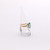 Oval Aquamarine Ring - 14k - Size 6.75