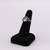 Checkered Bezel Ring - 14k - Size