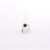 Sapphire W/ Halo Ring - 10k - Size 7.75