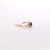 Sapphire W/ Halo Ring - 10k - Size 7.75