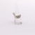 Criss Cross Round Diamond Ring - 14k - Size 7.5