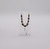 Beaded Necklace - 14k - 15" Chain
