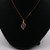 Tanzanite W/ Diamond Detail Necklace - 14k - 18" Chain
