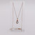 Pear Topaz W/ Halo Necklace - 10k - 18" Chain