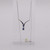 Drop Tanzanite Necklace - 10k - 18" Chain