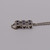 Sapphire and Diamond Cluster Necklace - 14k - 20" Chain