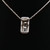 Sapphire and Diamond Levian Necklace - 14k - 22" Adjustable Chain