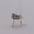 9 Princess Cut Cluster W/ Round Diamond Halo Ring - 10k - Size 6.75