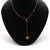 Star & Moon Necklace - 14k - 18" Chain