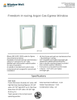 Quick-ship Freedom In-Swing Casement Egress Window
