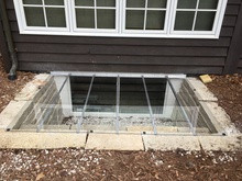 Custom Sloped Concrete/Wood/Brick/Paver Window Well Cover