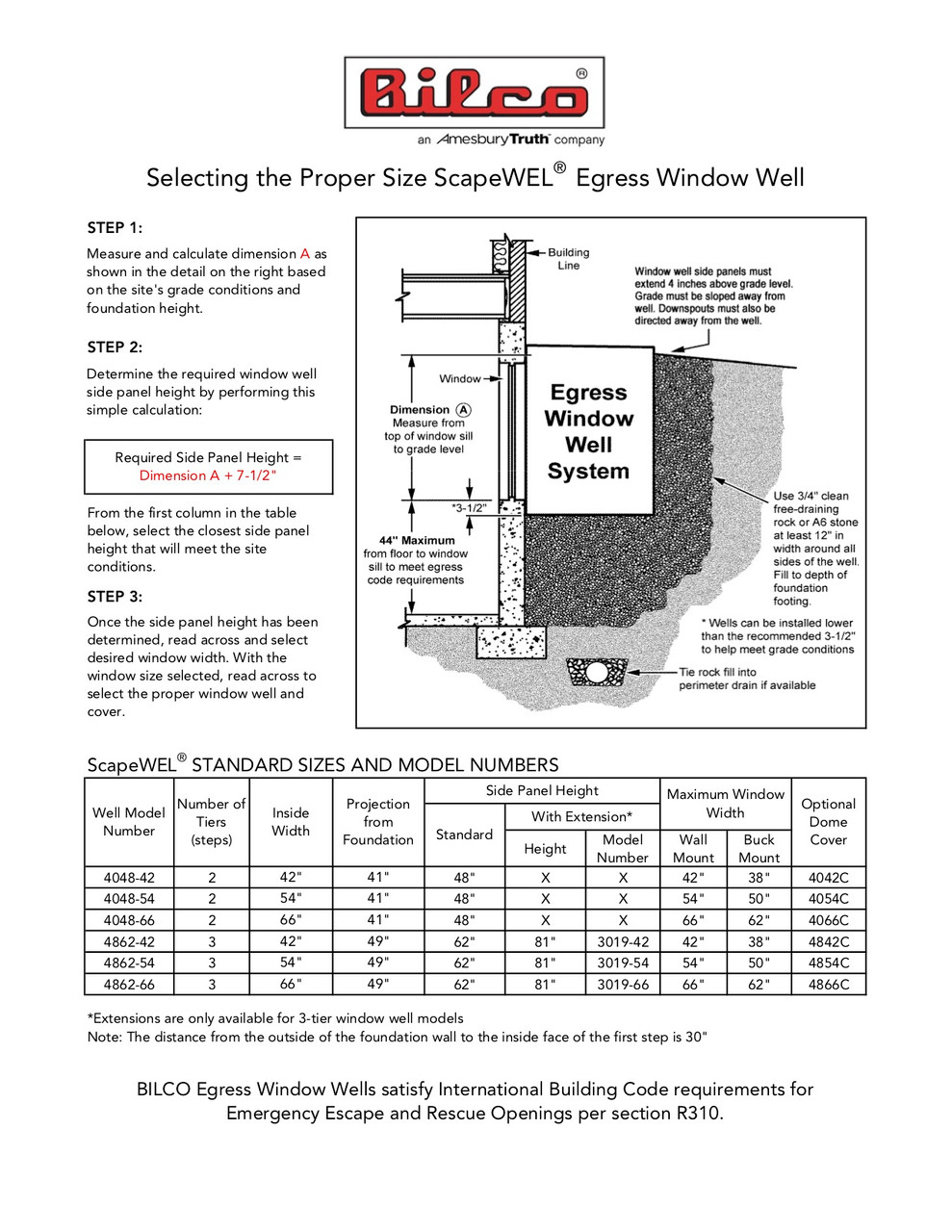 Bilco ScapeWEL Window Well