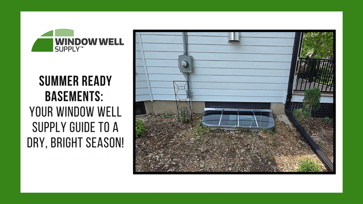 Summer Ready Basements: Your Window Well Supply Guide to a Dry, Bright Season!