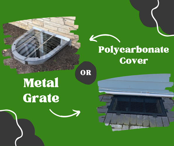 Pros & Cons of Plastic Window Well Covers vs. Metal Grates