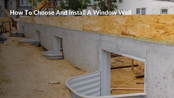 How To Choose And Install A Window Well