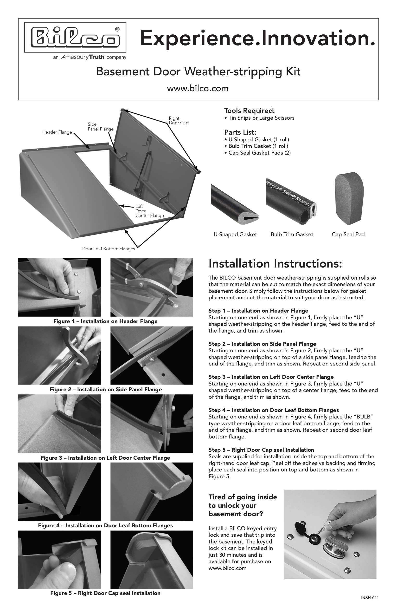 Bilco Weather Strip Kit for Cellar Door Bilco Weather Strip Kit for Cellar Door