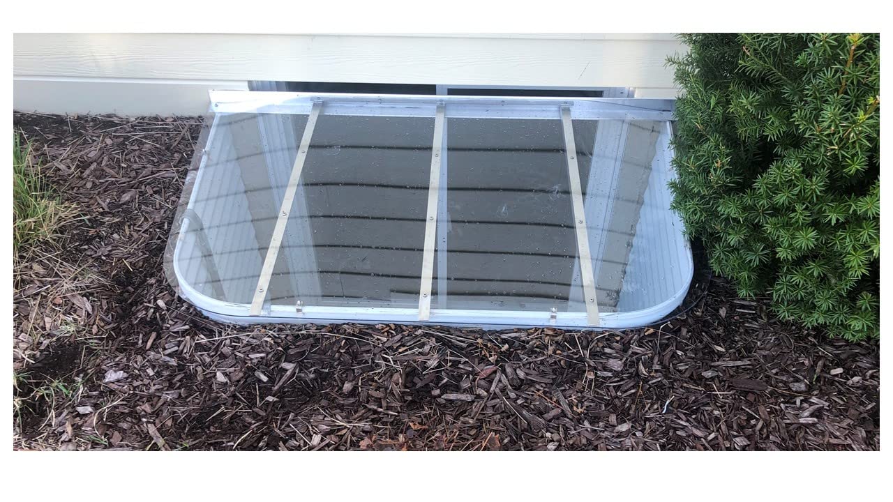 Standard Medium Sloped Cover for Metal Window Wells Standard Medium Sloped Cover for Metal Window Wells