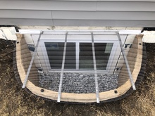 Custom Sloped Cover for Plastic/Composite Window Wells Custom Sloped Cover for Plastic/Composite Window Wells