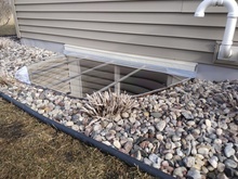 Custom Sloped Plastic/Composite Window Well Cover-G Custom Sloped Plastic/Composite Window Well Cover-G