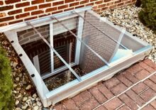 Custom Sloped Cover for Bilco Rectangular Window Wells Custom Sloped Cover for Bilco Rectangular Window Wells