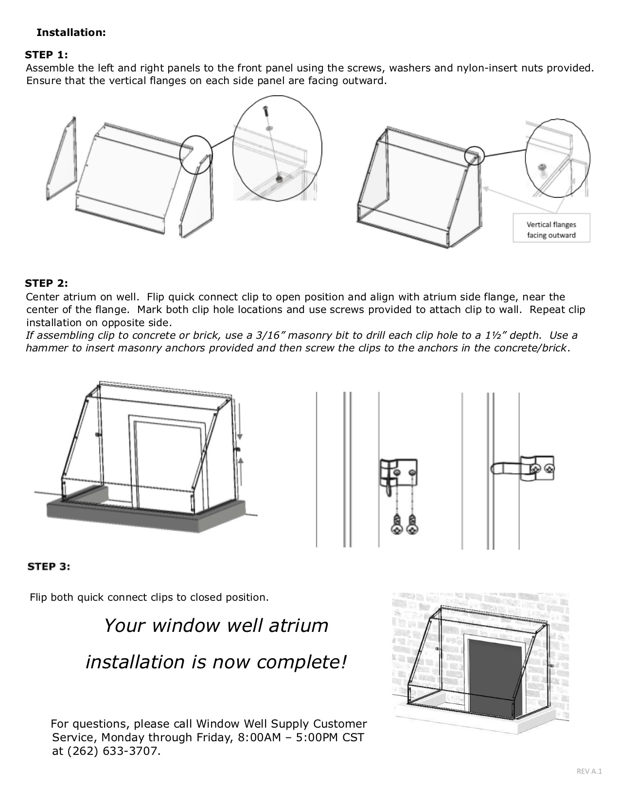 Custom Atrium Window Well Cover - A