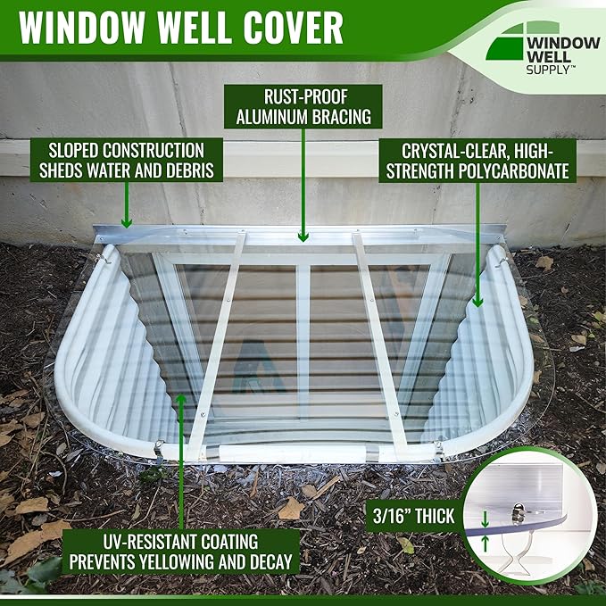 Quick-Ship Tuffwell Metal Egress Kit w/ In-Swing Window *BEST SELLER