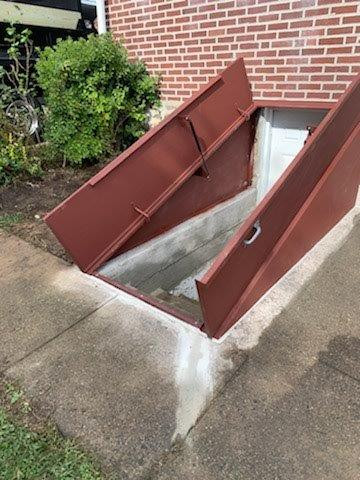Quick-Ship Steelway Angled Basement Door (Fully Welded)