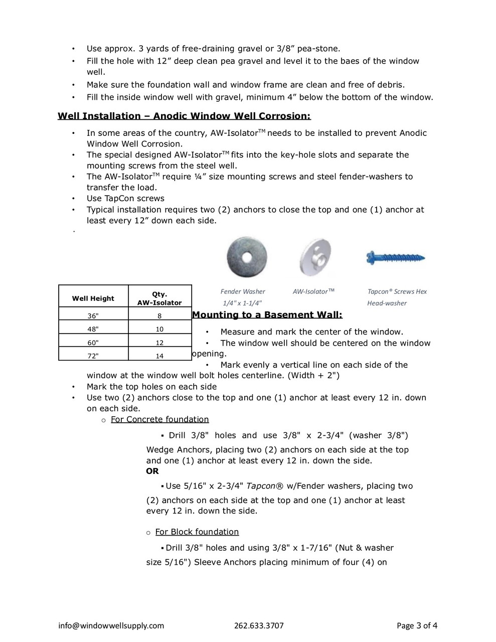 Quick-Ship TuffWell Metal Window Well   *BEST SELLER