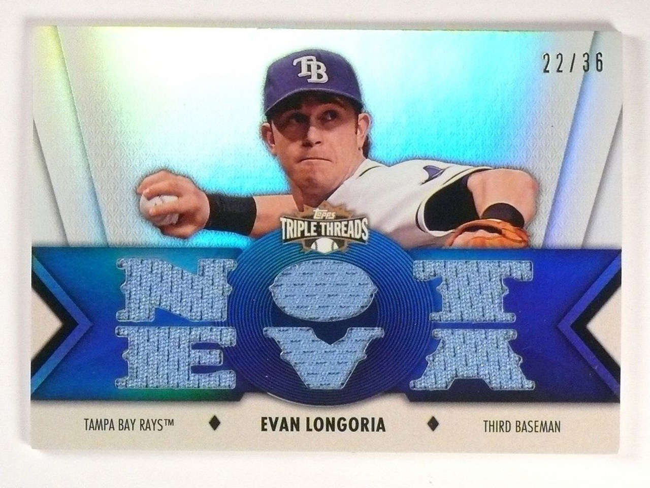 Evan Longoria Topps Jersey Card