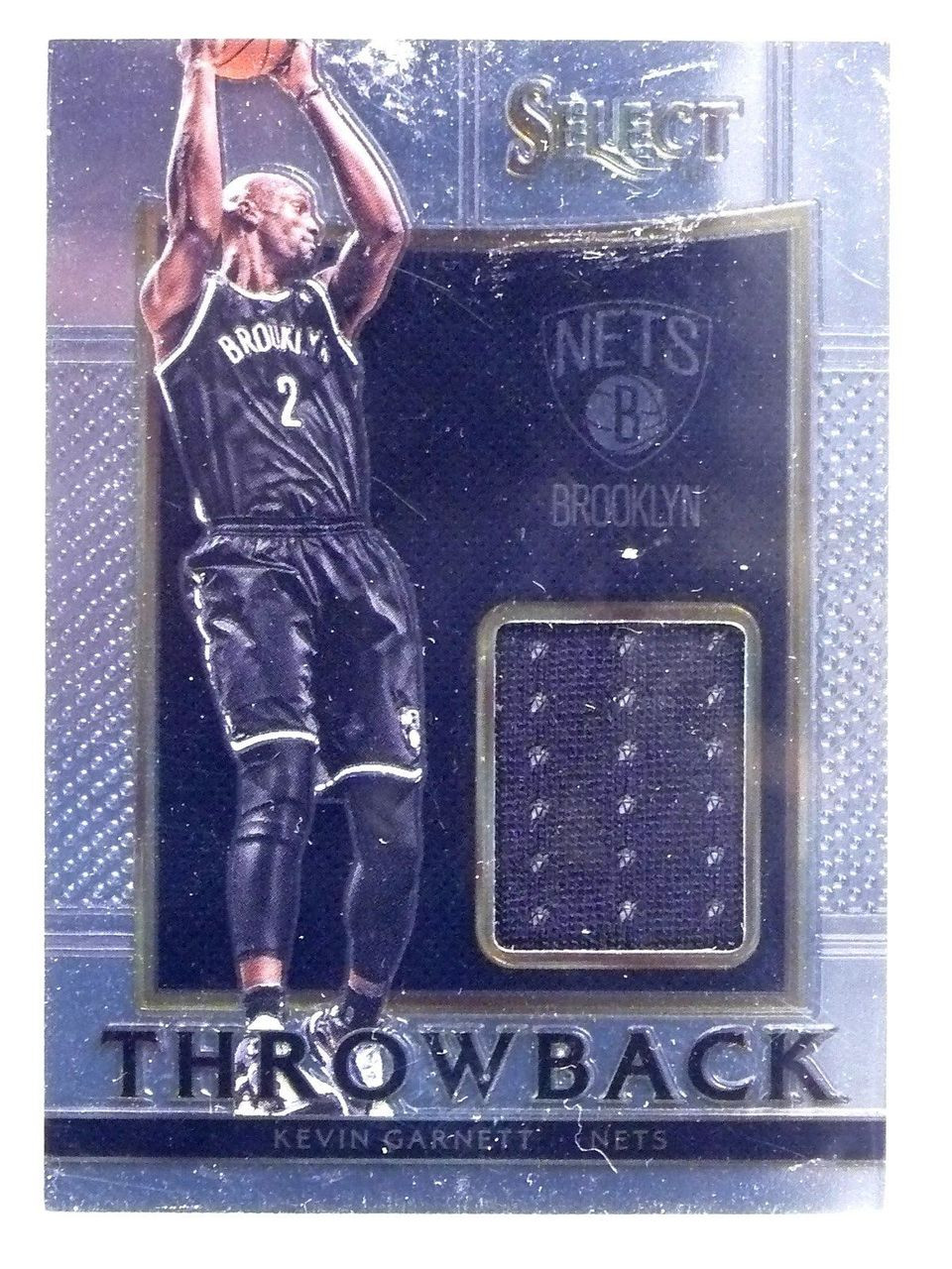 2015 16 Panini Select Throwback Kevin Garnett Jersey D043 149 1 62952 Sportsnut Cards
