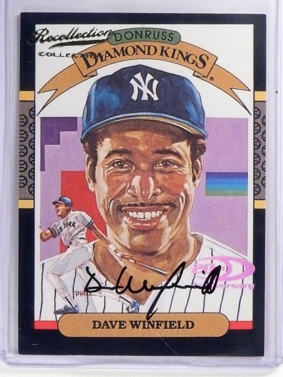 2001 Donruss Recollection Collection DK Dave Winfield autograph auto #D4/6