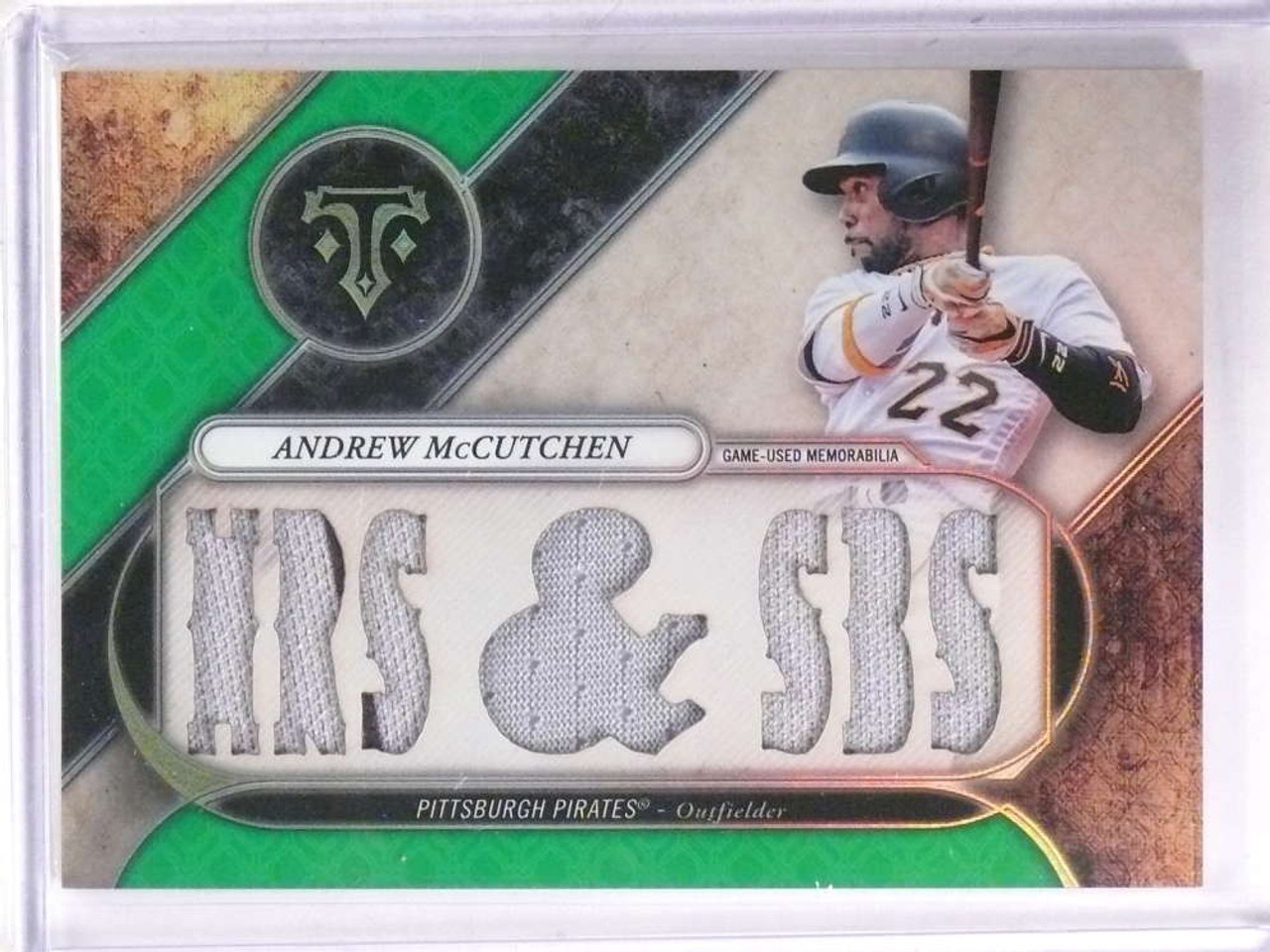 2017 Topps Triple Threads Relics Andrew McCutchen Jersey #21/36 #TTRAM2 -  Sportsnut Cards