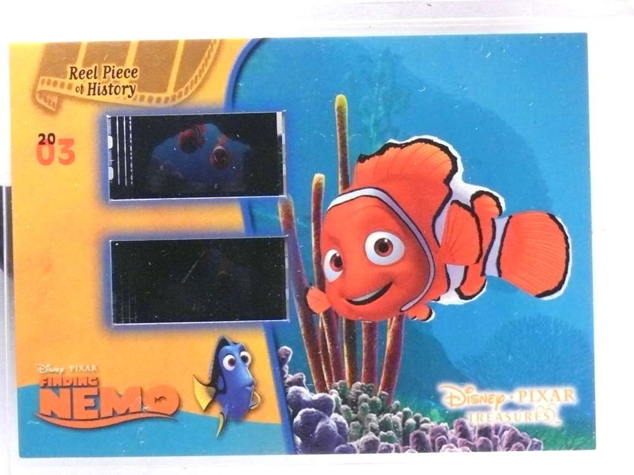 DELETE 16339 2004 Disney Pixar Treasures Finding Nemo Reel piece Film Cel  #DPT175 *a0449