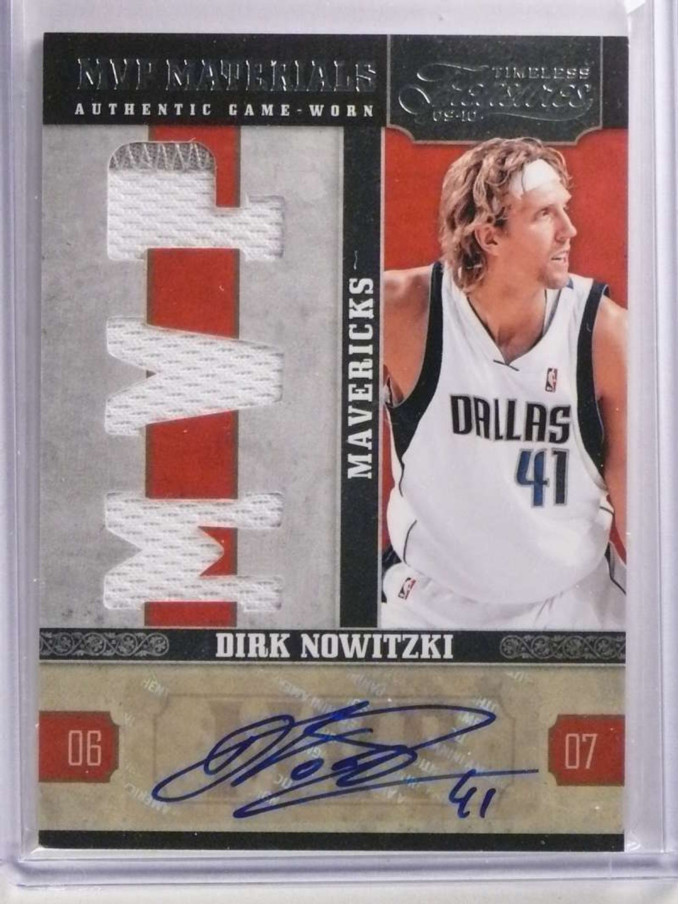 dirk nowitzki autographed jersey