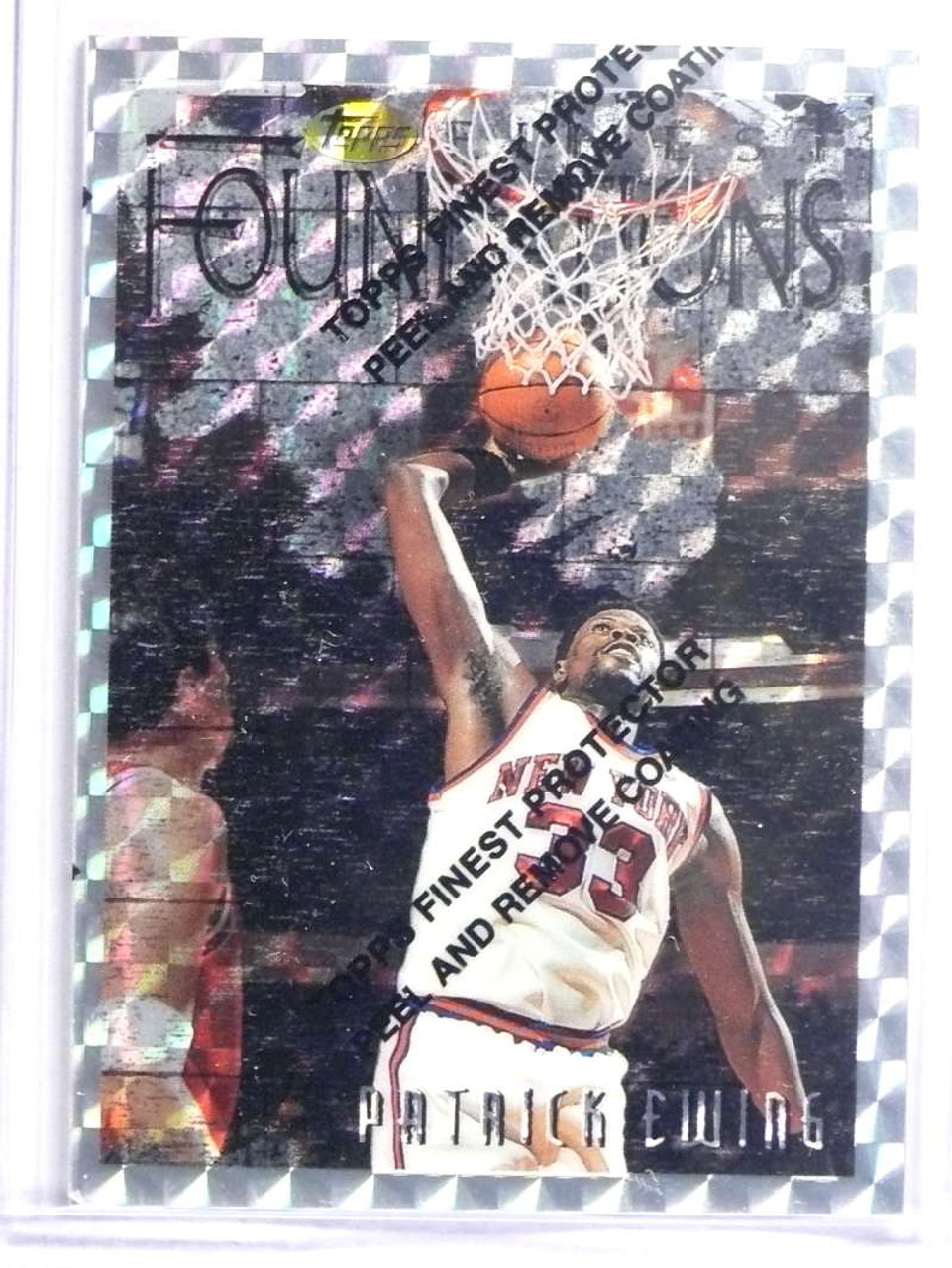 1996 97 Topps Finest Refractor Silver Uncommon Patrick Ewing 254