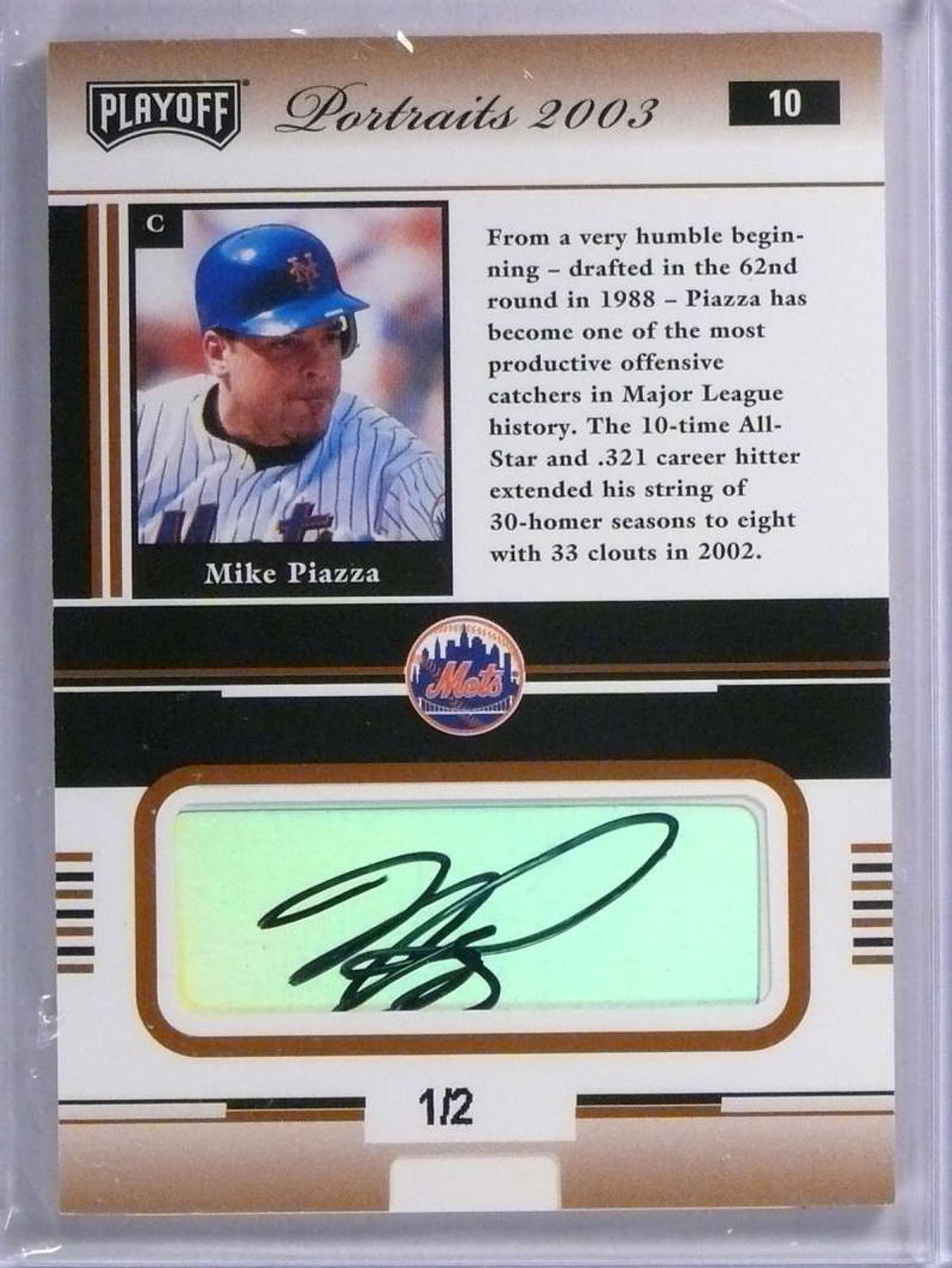 Mike Piazza's 2002 All-Star Jersey - Mets History