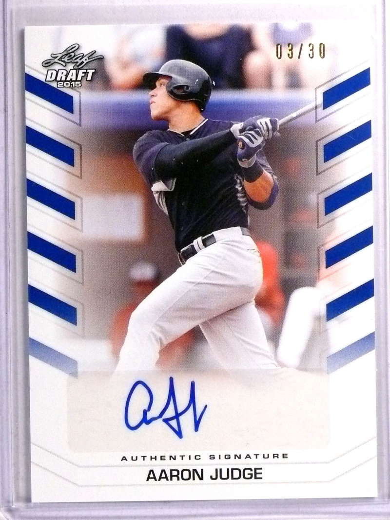 DELETE 19479 2015 Leaf Draft Aaron Judge autograph auto rc rookie