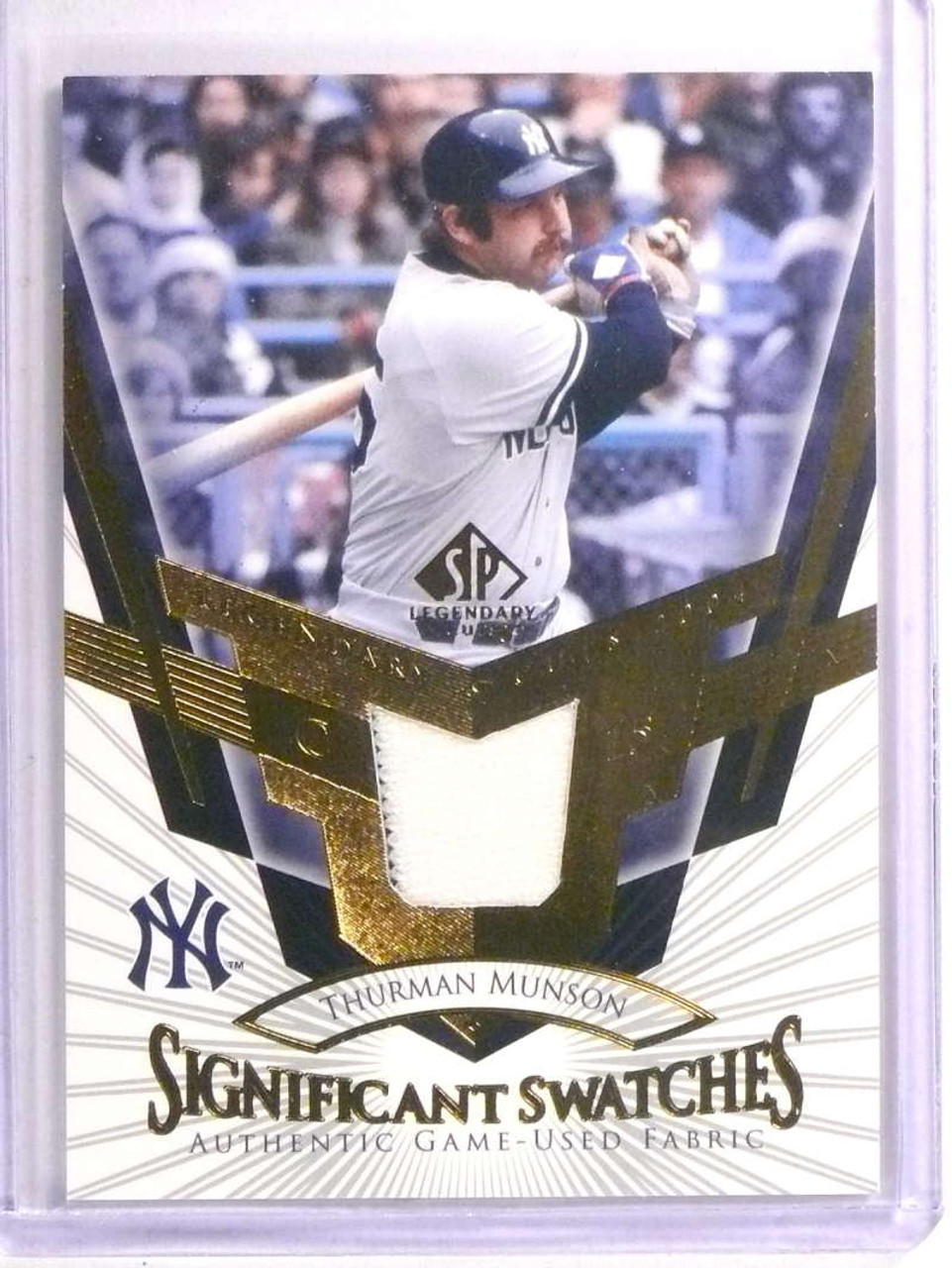 DELETE 19538 2004 Sp Legendary Cuts Significant Swatches Thurman Munson  jersey *72310 - Sportsnut Cards