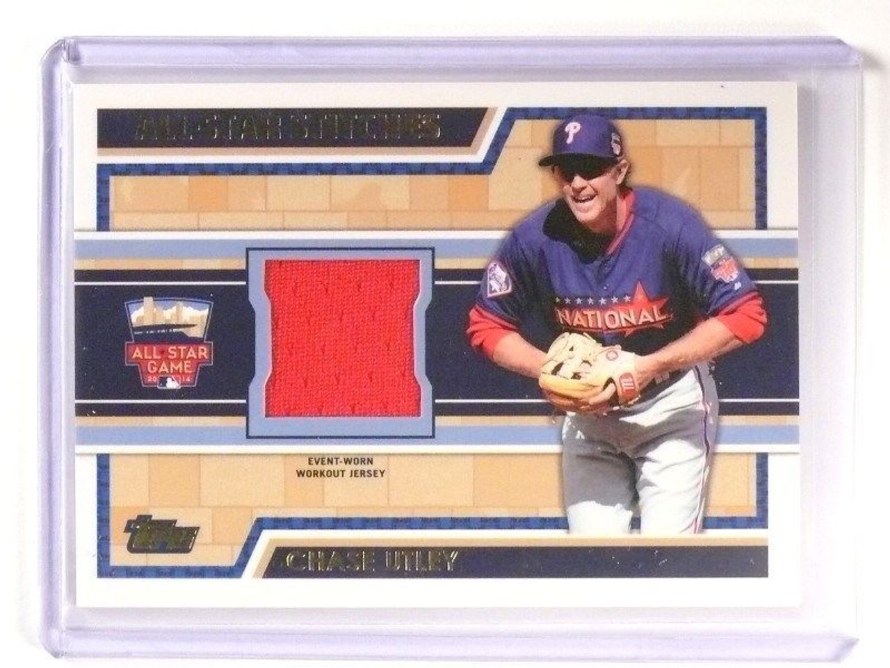 DELETE 3866 2014 Topps All Star Game Chase Utley All-Star Swatches Jersey  ASR-CU *47065