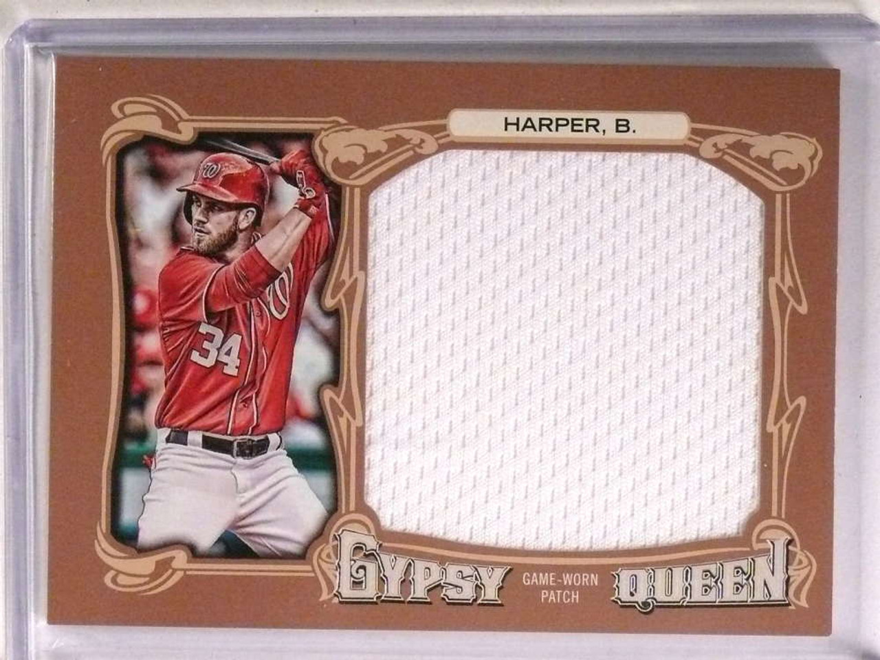 2013 Topps Museum Collection Momentous Material Bryce Harper Jumbo Jersey  1/5 - Sportsnut Cards