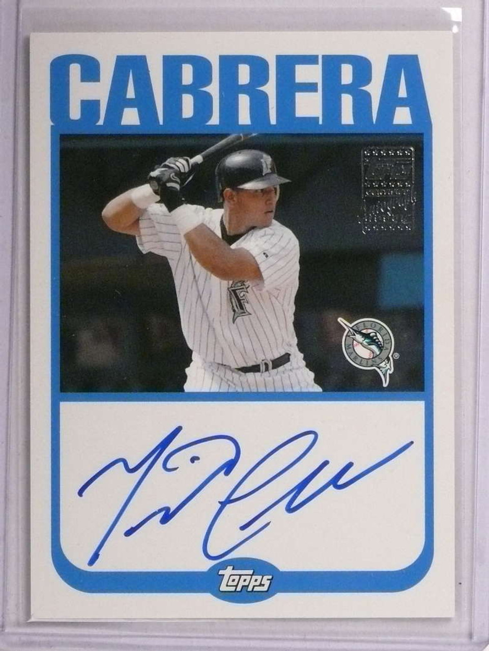 Sold at Auction: 2004 Miguel Cabrera Game Used Bat/jersey Card