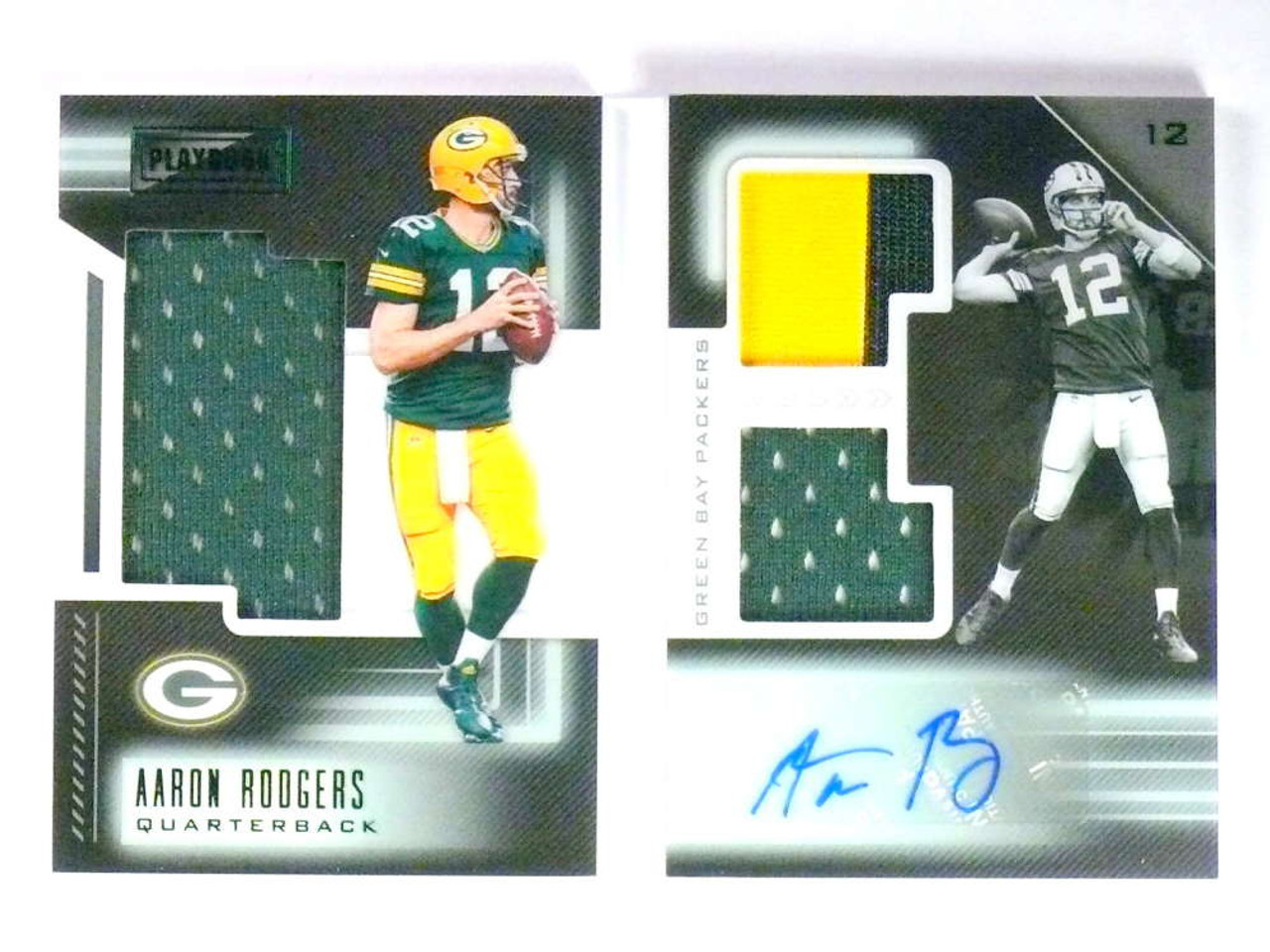 aaron rodgers auto jersey