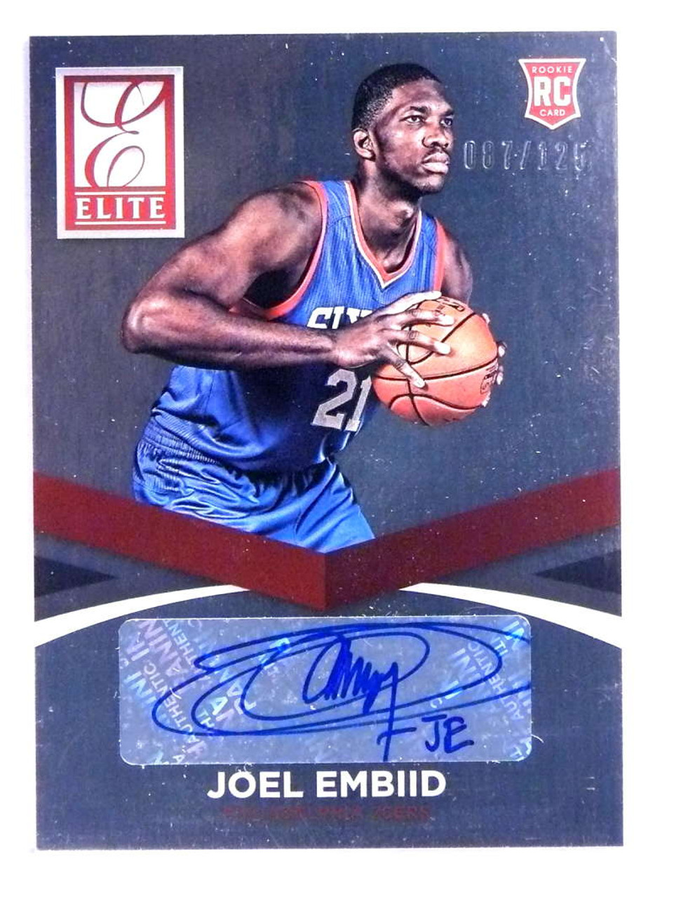 joel embiid autograph