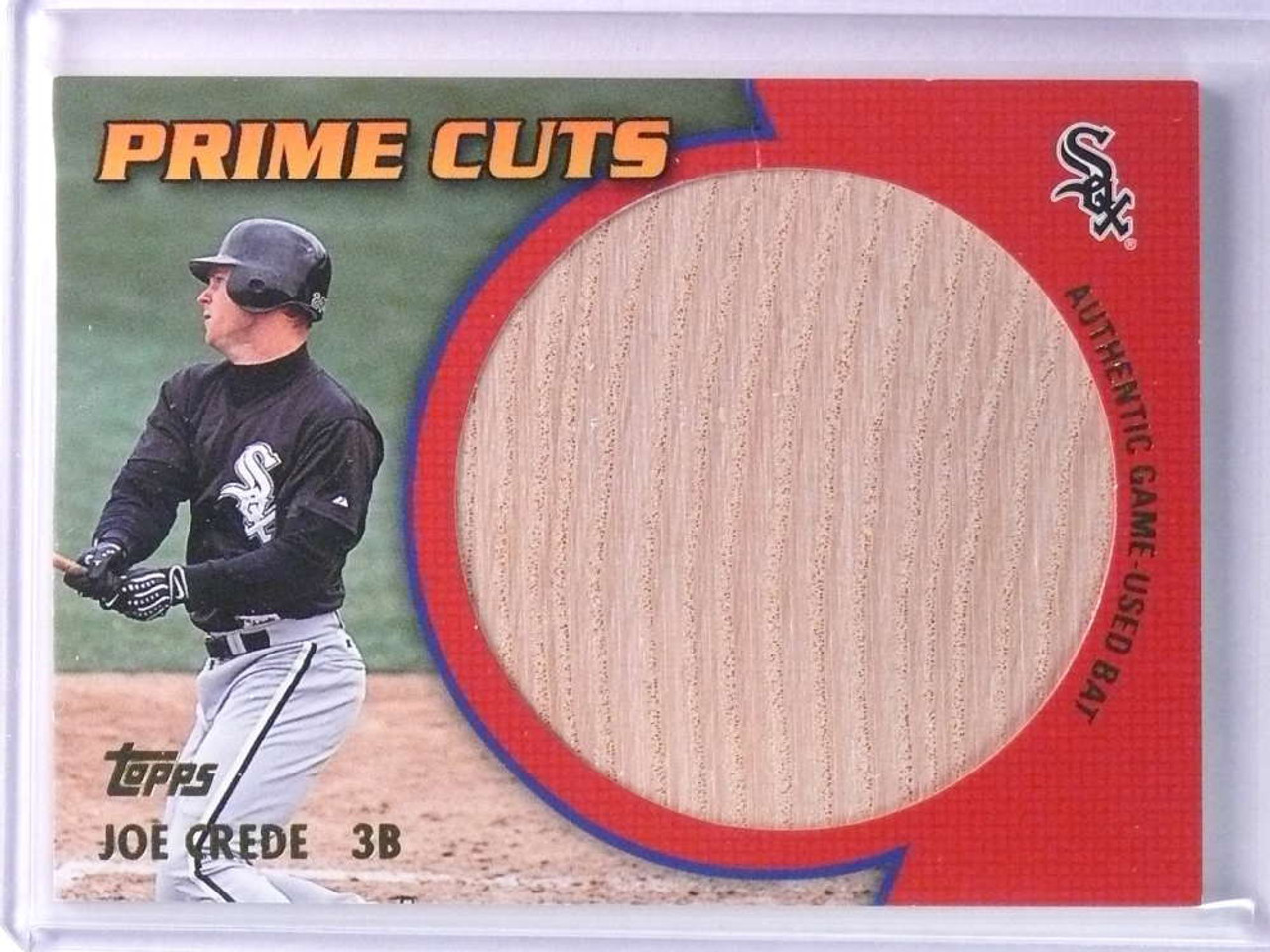 2002 Topps Prime Cuts Joe Crede Bat Barrel #D40/50 #PCAJC *75575 -  Sportsnut Cards