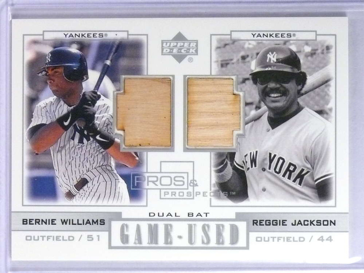 2001 Upper Deck Pros & Prospects Bernie Williams Reggie